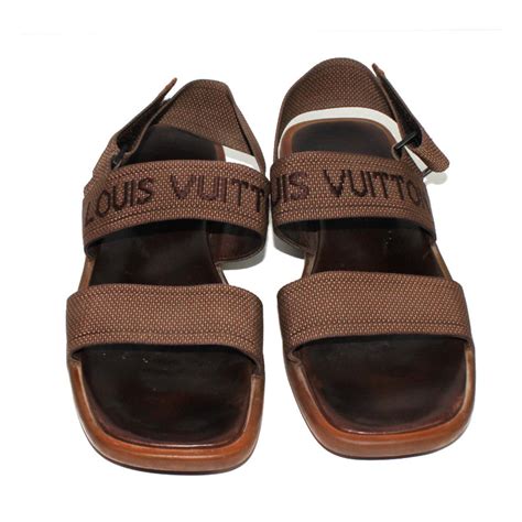 sandales homme louis vuitton|men's louis vuitton sliders.